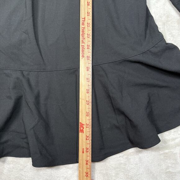 NWT Tuckernuck Pomander Place Callahan Dress Black Crepe Shirt Dress Size XS - Picture 9 of 10